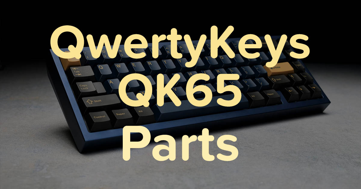 豊富な100%新品 Qwertykeys QK65 Black Golden 自作キーボード RSftV